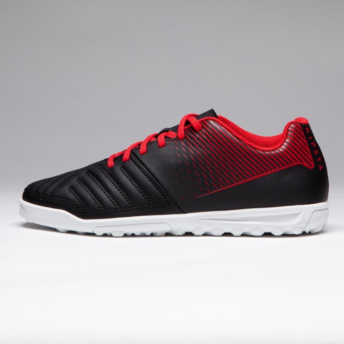 Agility 100 HG Kids' Hard Ground Football Boots, Black/White/Red, No Color, large image number 3