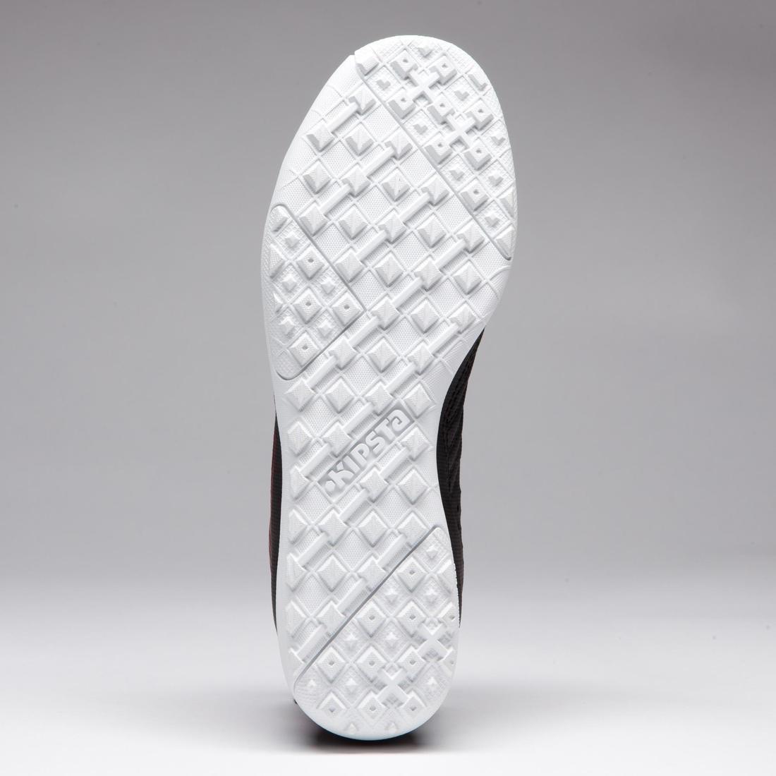 Agility 100 HG Kids' Hard Ground Football Boots, Black/White/Red, No Color, large image number 5