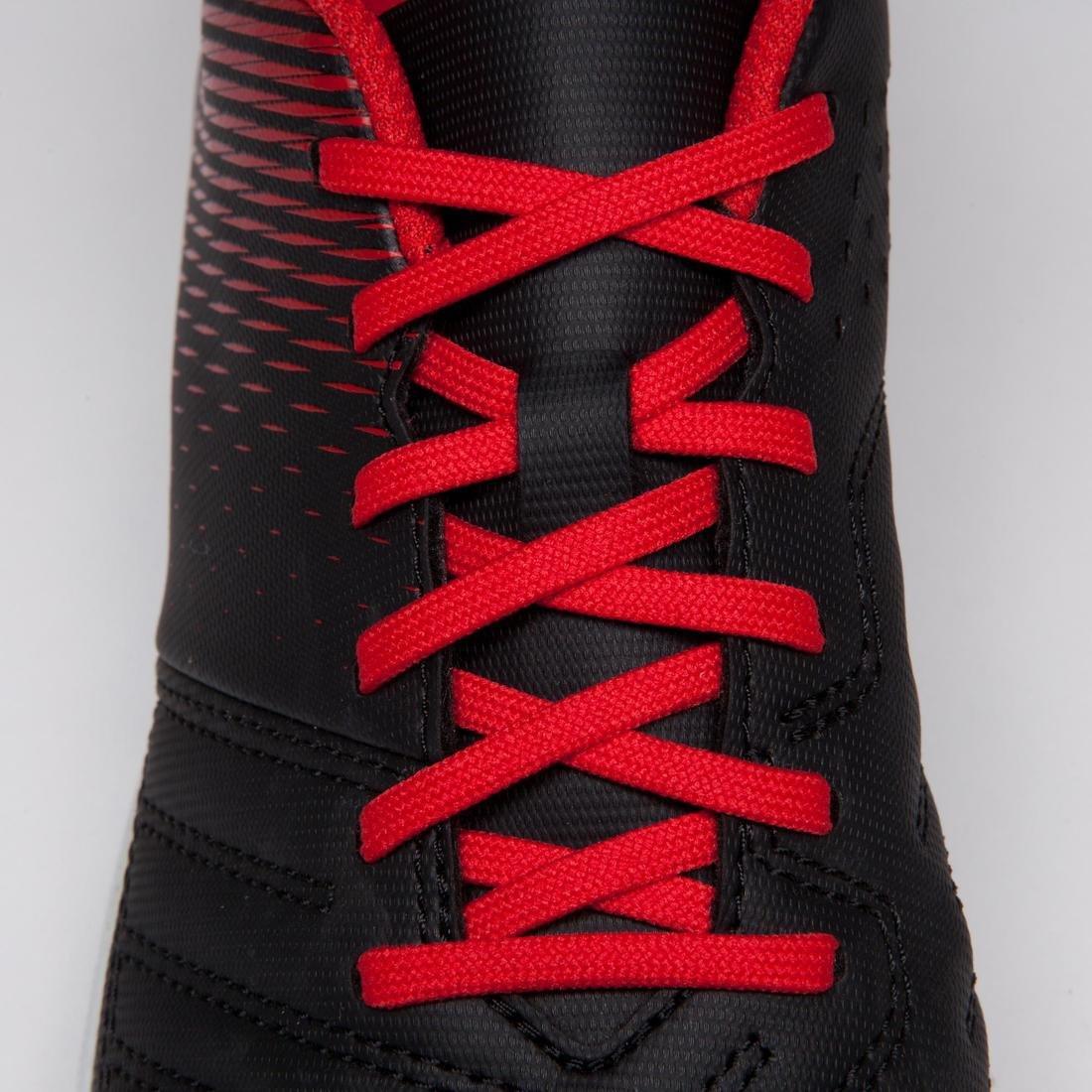 Agility 100 HG Kids' Hard Ground Football Boots, Black/White/Red, No Color, large image number 10