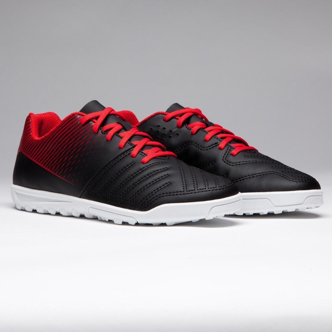 Agility 100 HG Kids' Hard Ground Football Boots, Black/White/Red, No Color, large image number 11