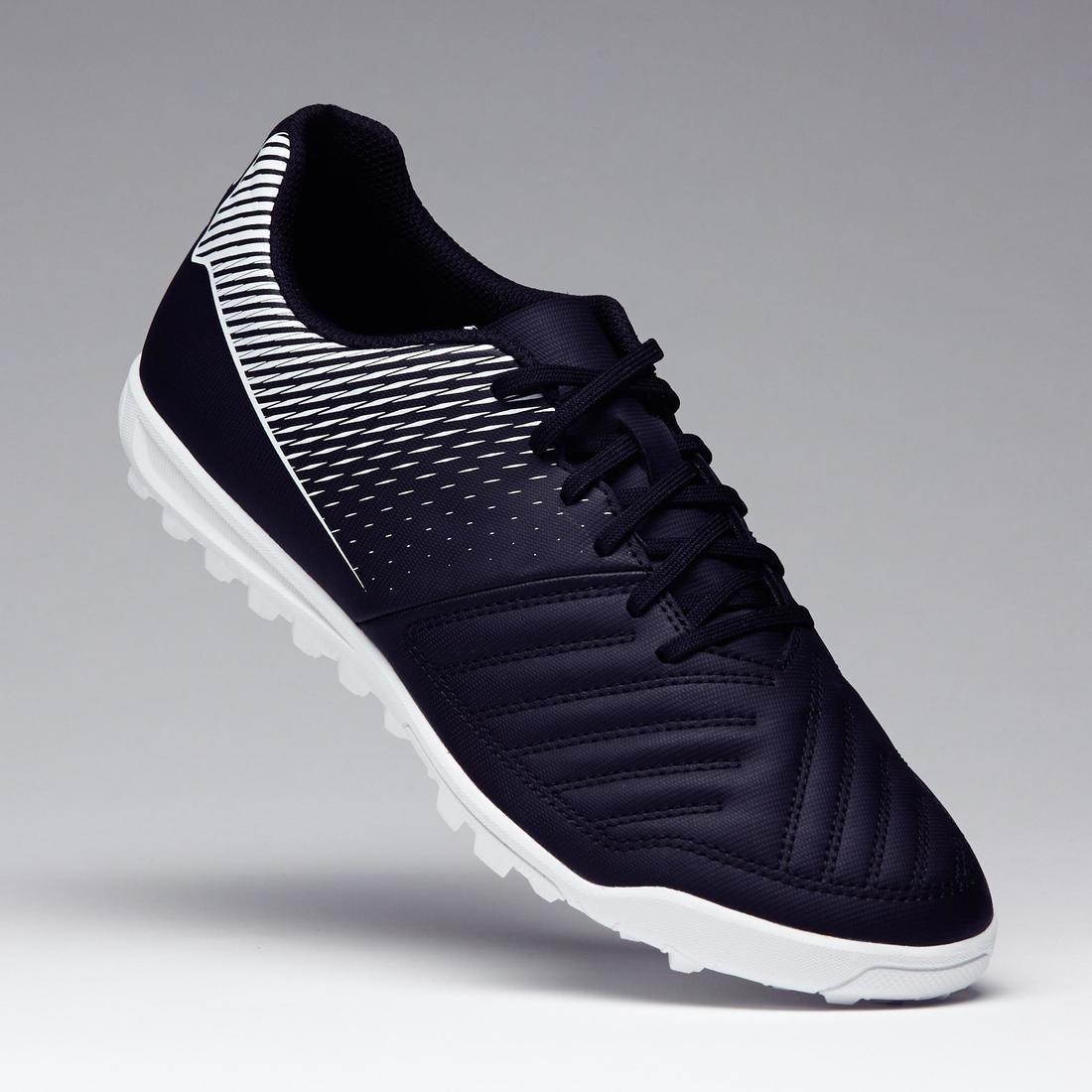 Adult Hard Ground Football Boots Agility100 Tf,Black/White, , large image number 6