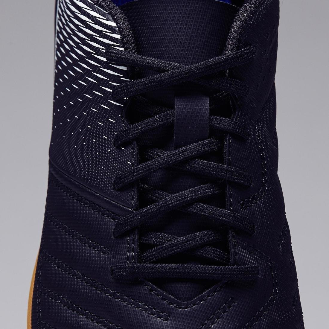 Adult Hard Ground Football Boots Agility 100TF, Black/White, No Color, medium