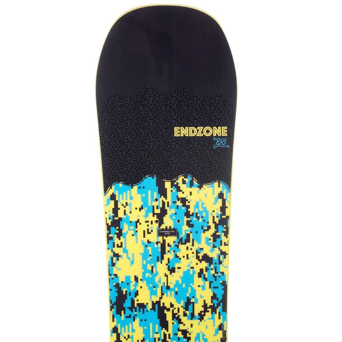 BLACK Children's freestyle all mountain snowboard, Endzone 120 cm, No Color, large image number 4