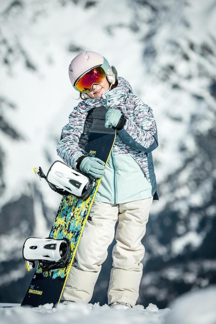 BLACK Children's freestyle all mountain snowboard, Endzone 120 cm, No Color, large image number 8