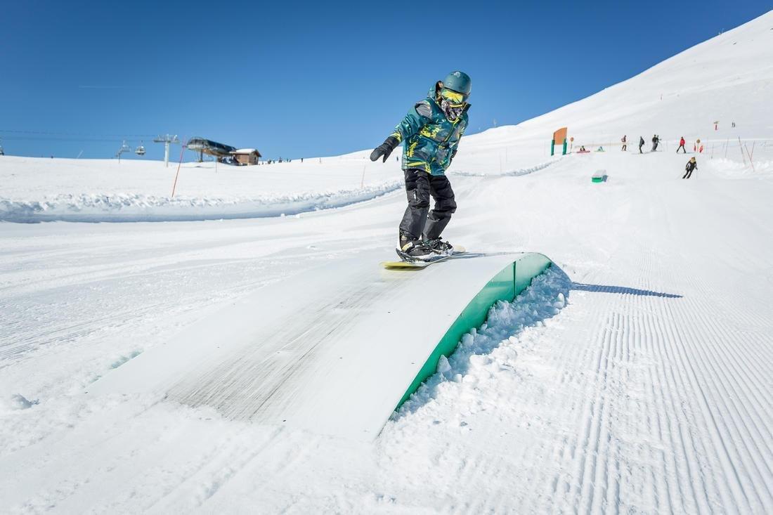 BLACK Children's freestyle all mountain snowboard, Endzone 120 cm, No Color, large image number 12