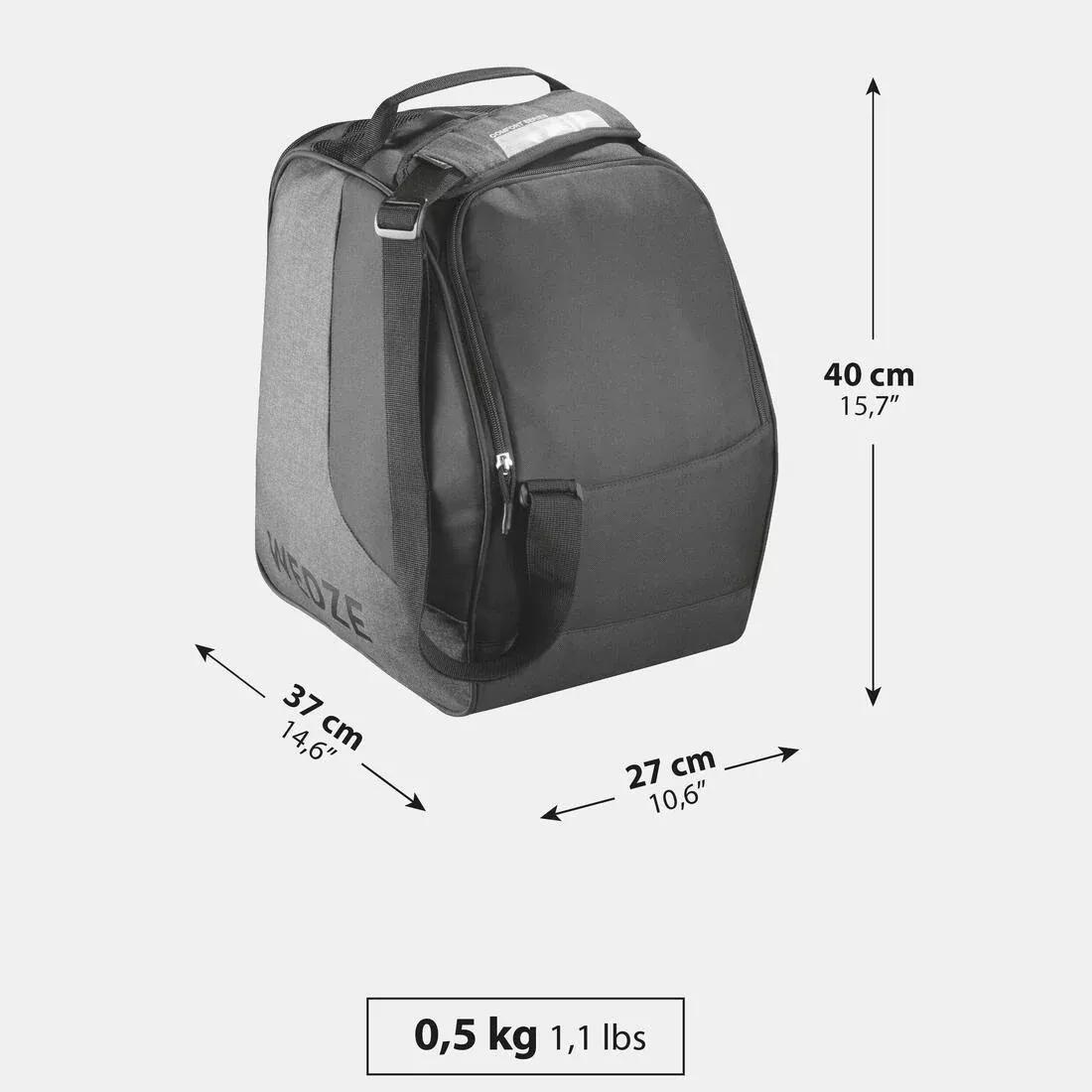 Ski Boot Bag - 500, Grey, No Color, large image number 5