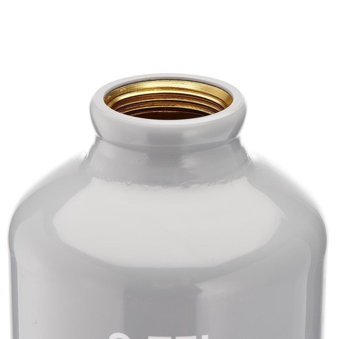 Aluminium Screw-Top Water Bottle, Grey, No Color, large image number 4
