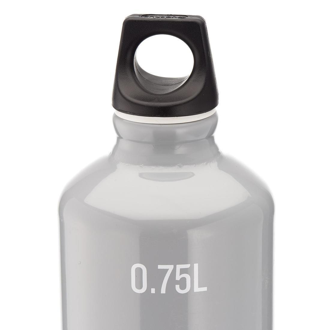 Aluminium Screw-Top Water Bottle, Grey, No Color, large image number 5