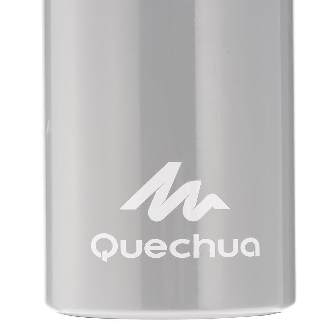 QUECHUA - Aluminium Screw-Top Water Bottle, Grey