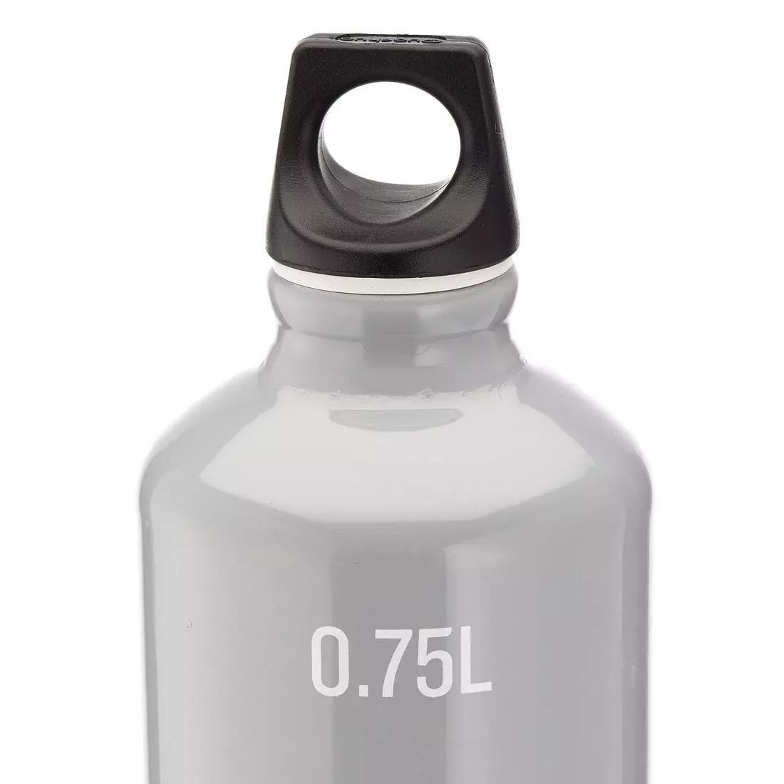 QUECHUA - Aluminium Screw-Top Water Bottle, Grey