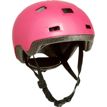 OXELO - Kids Inline Skating Skateboard Scooter Helmet B100, Pink