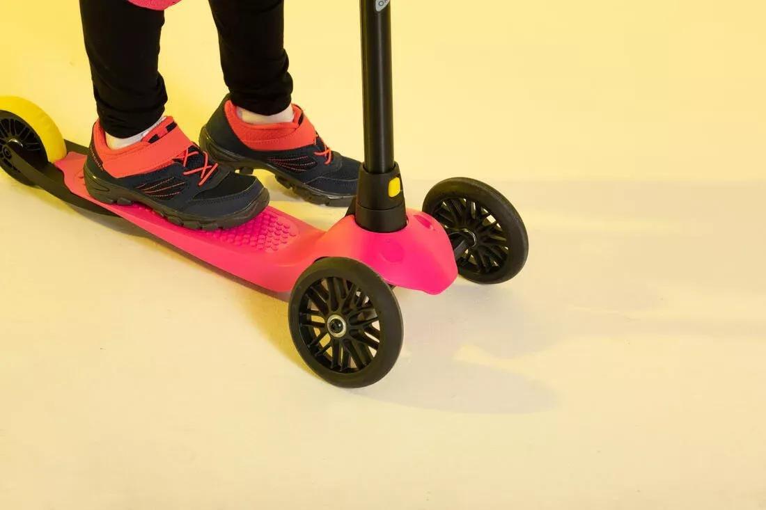 Kids Inline Skating Skateboard Scooter Helmet B100, Pink, No Color, medium