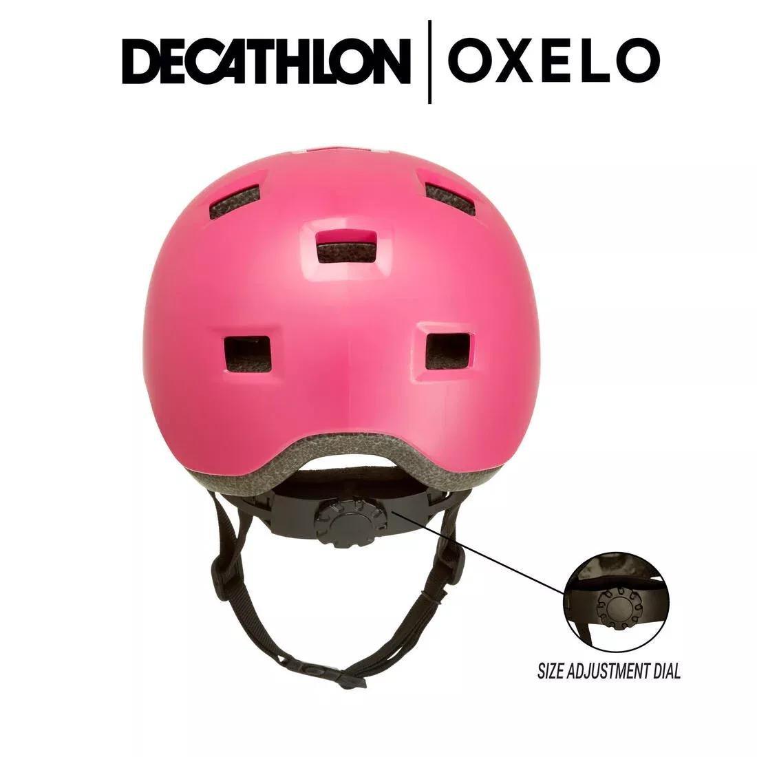 Kids Inline Skating Skateboard Scooter Helmet B100, Pink, , large image number 9