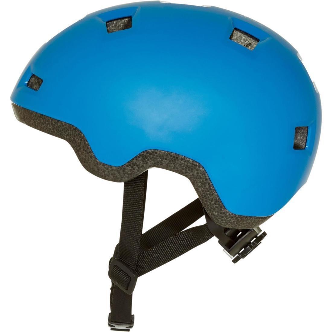 OXELO - Kids Inline Skating Skateboard Scooter Helmet B100, Blue