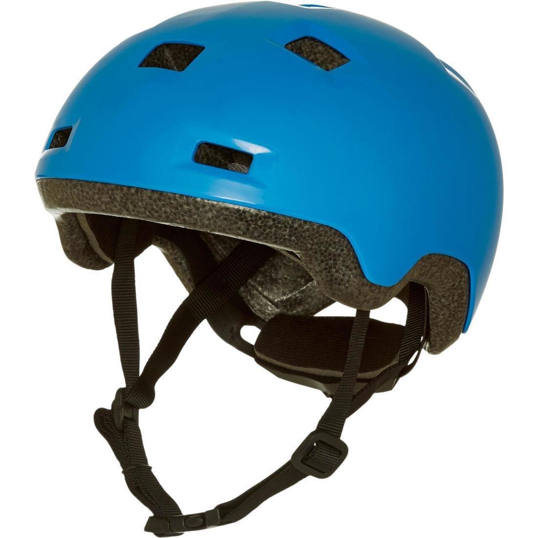 Kids Unisex Inline Skating Skateboard Scooter Helmet - B100, Blue, No Color, large image number 4