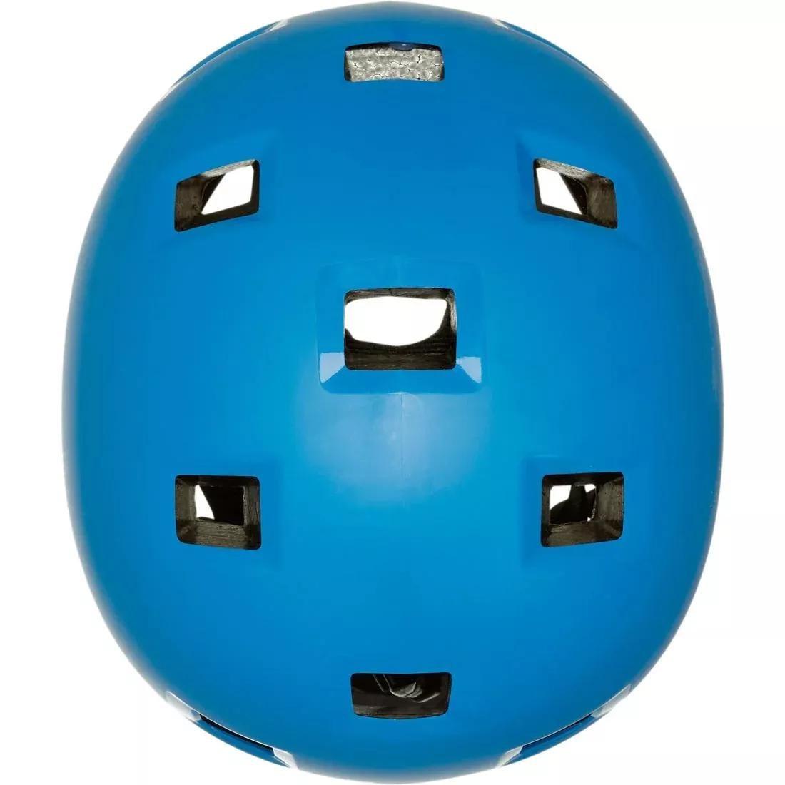 OXELO - Kids Inline Skating Skateboard Scooter Helmet B100, Blue