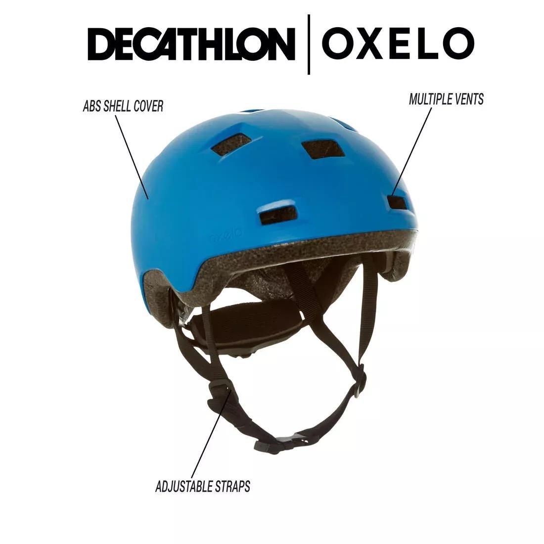 Kids Inline Skating Skateboard Scooter Helmet B100, Blue, , large image number 12