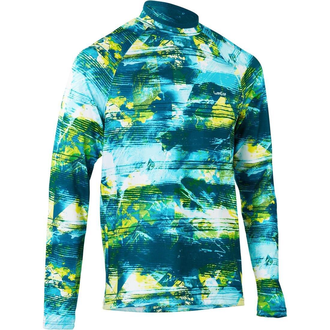 Mens Base Layer Ski Top, Blue, No Color, large image number 1