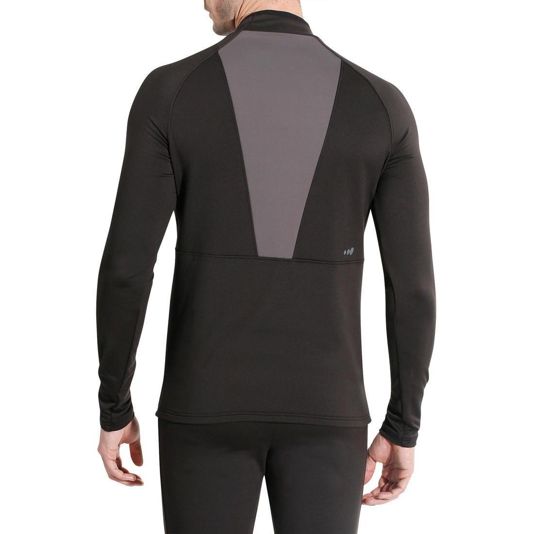 Mens Base Layer Ski Top, Blue, No Color, large image number 4