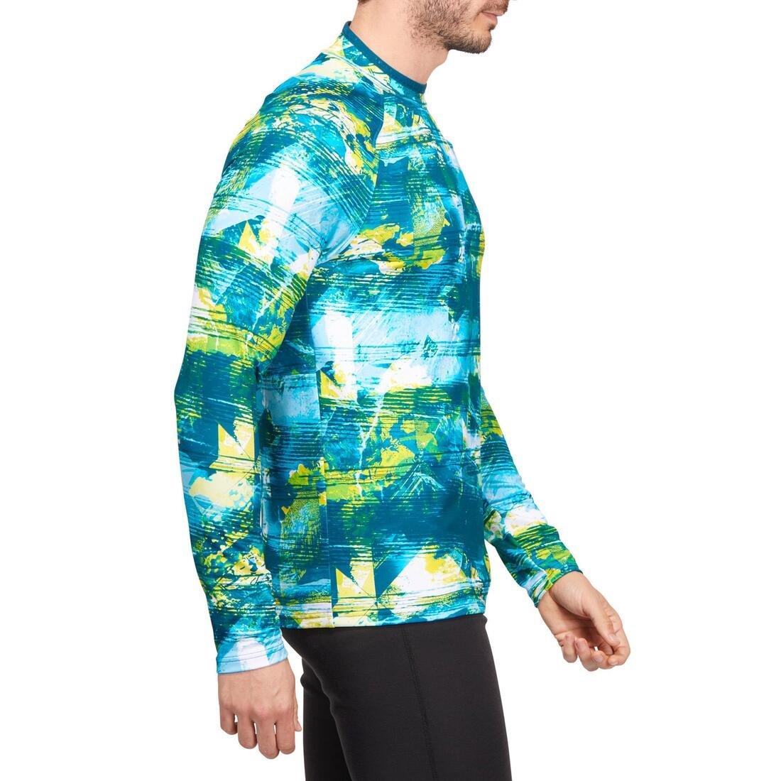 Mens Base Layer Ski Top, Blue, No Color, large image number 10