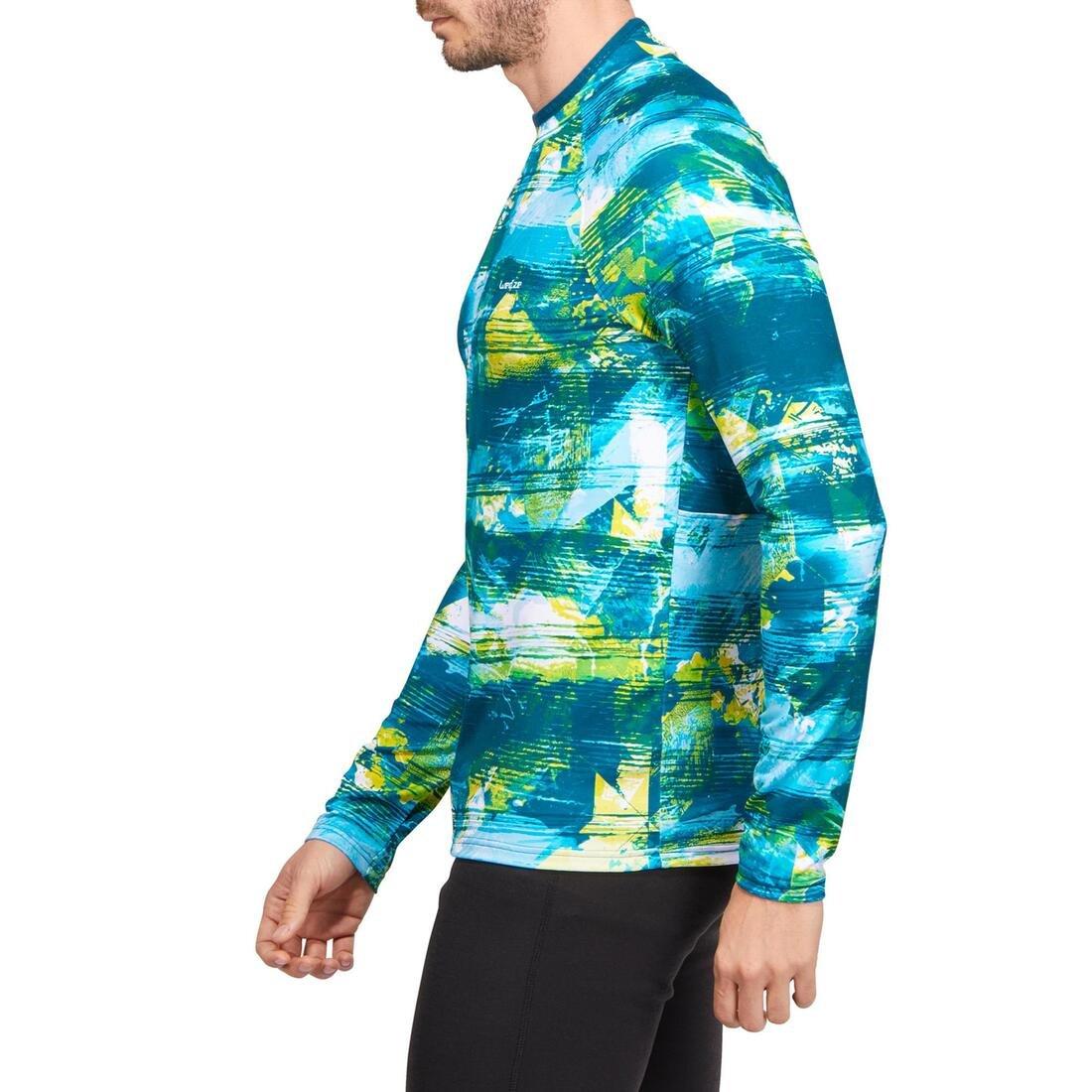 Mens Base Layer Ski Top, Blue, No Color, large image number 13