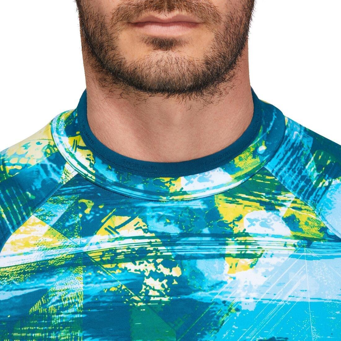 Mens Base Layer Ski Top, Blue, No Color, large image number 14