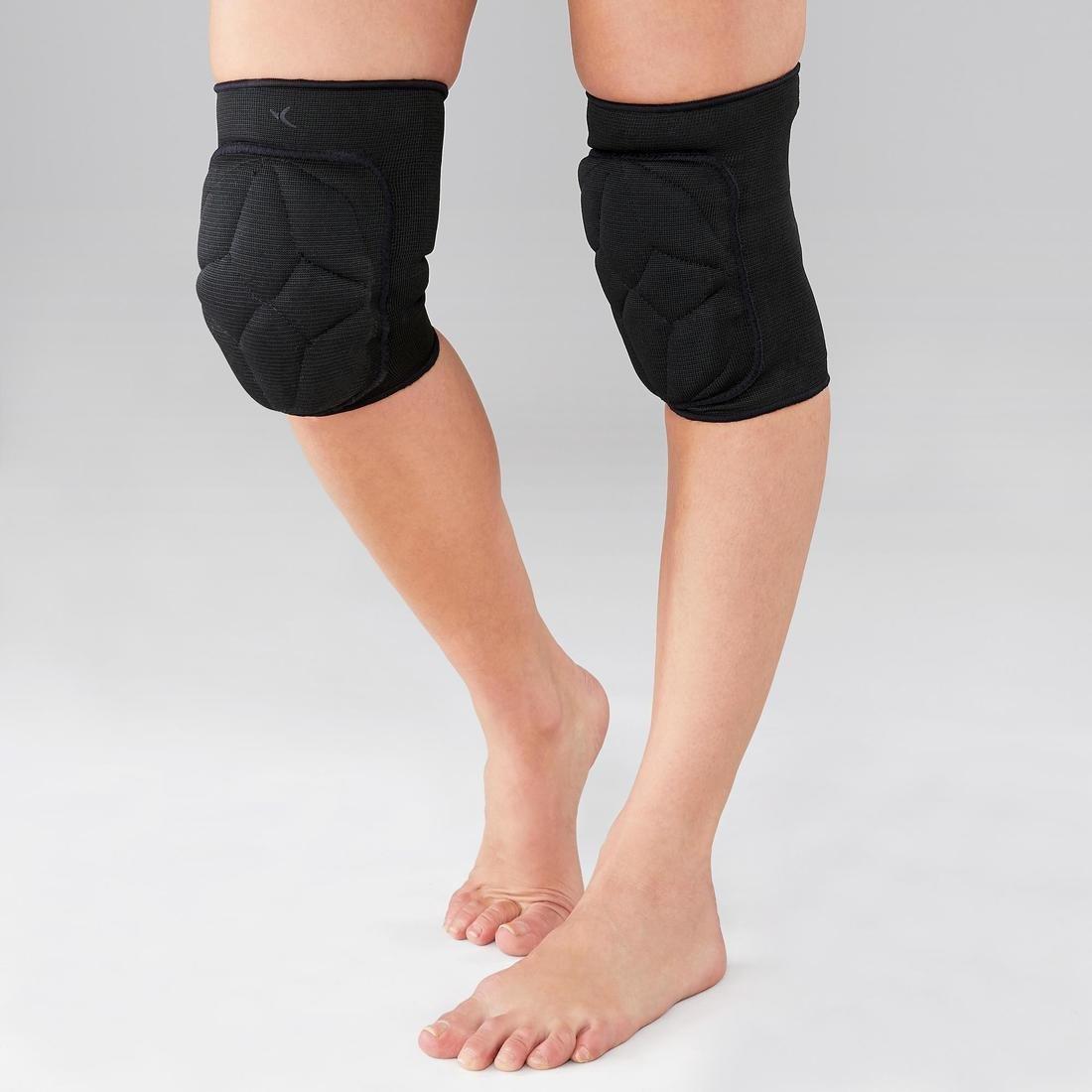 Women Modern And Urban Dance Knee Pads, Black, No Color, large image number 2