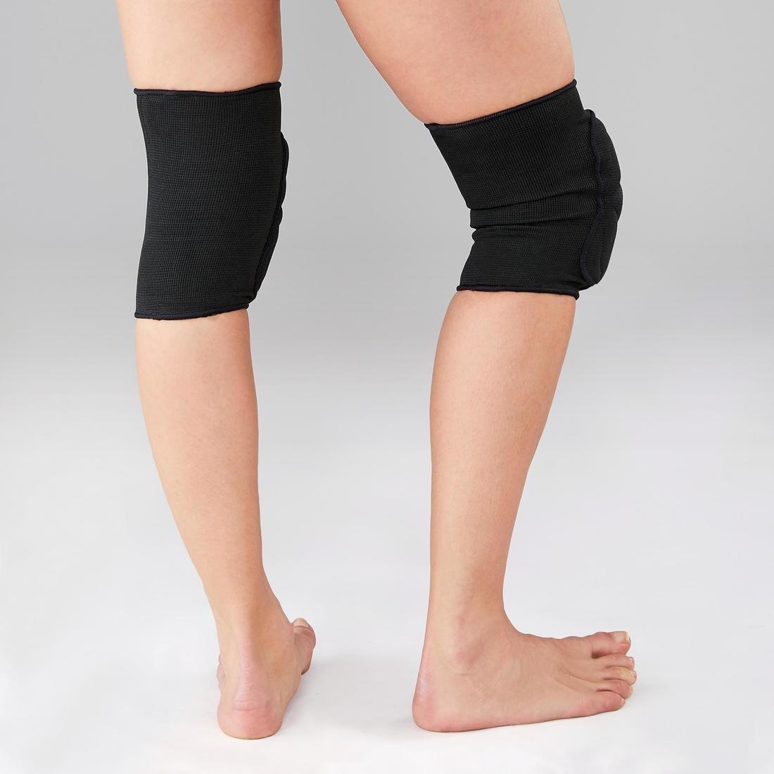 Women Modern And Urban Dance Knee Pads, Black, No Color, large image number 4