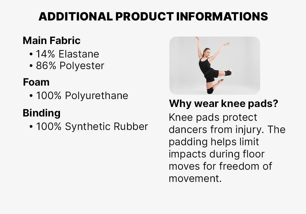 Womens Modern And Urban Dance Knee Pads, Black, , large image number 11