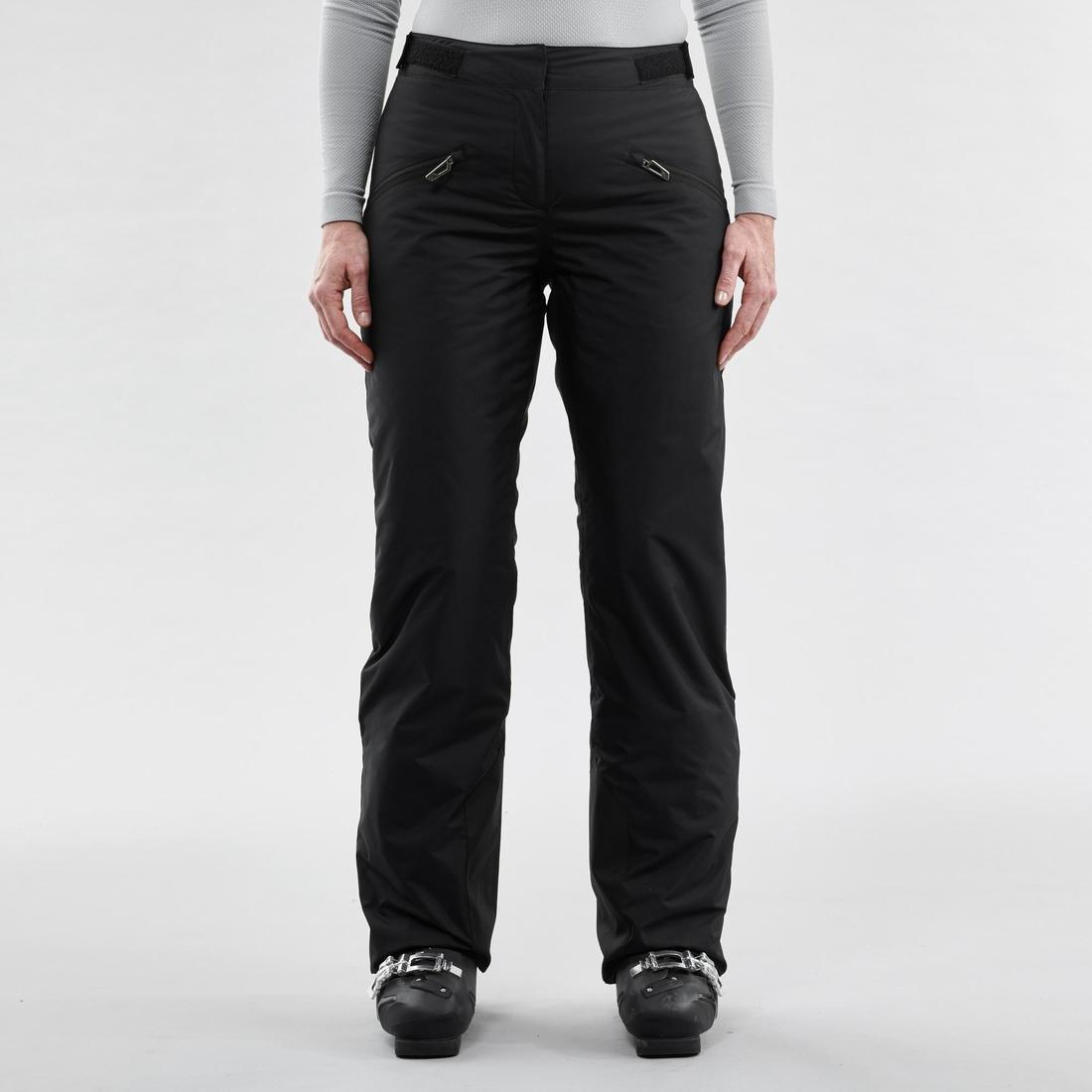 Women's Ski Trousers - White, black, , large image number 2