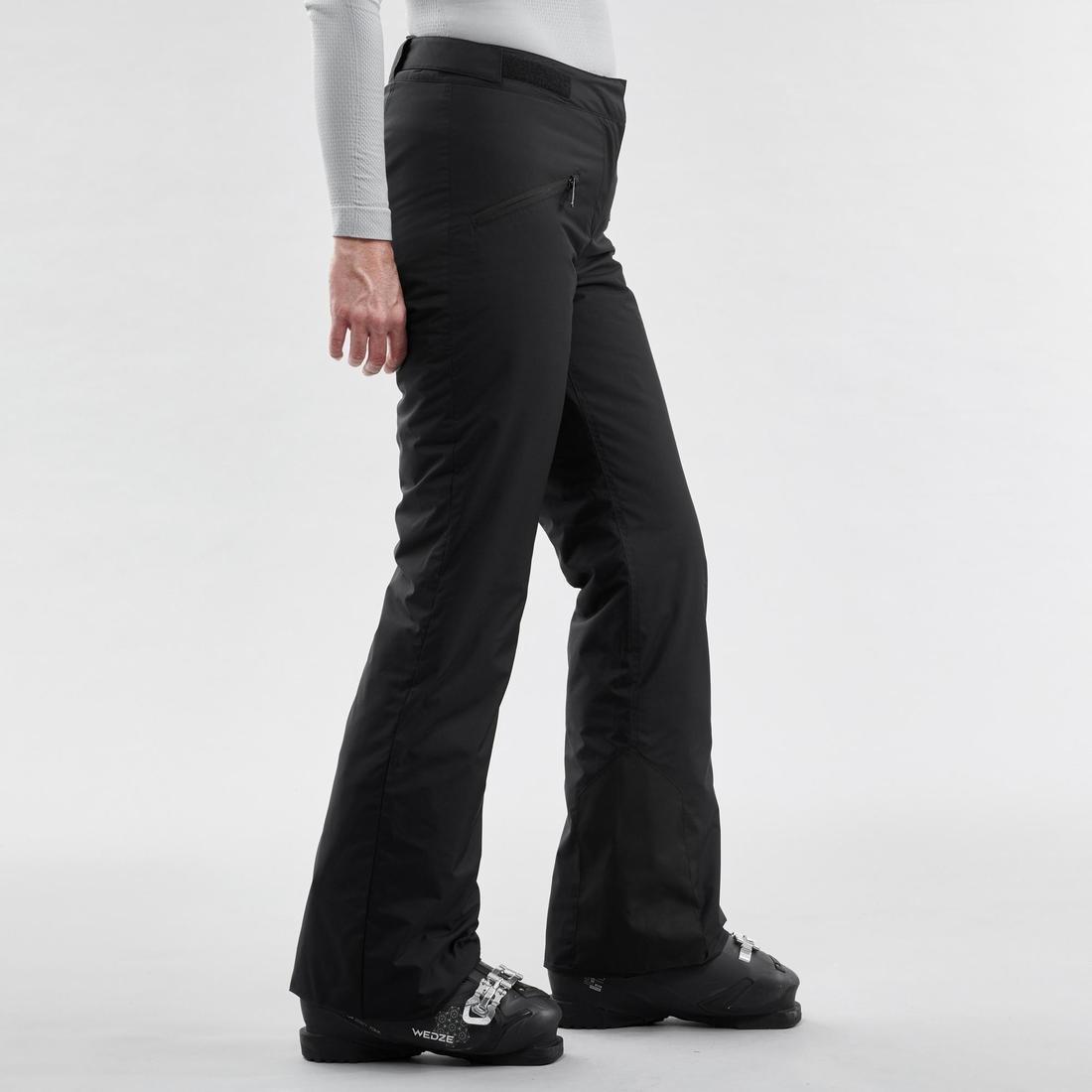 Women's Ski Trousers - White, black, , large image number 3