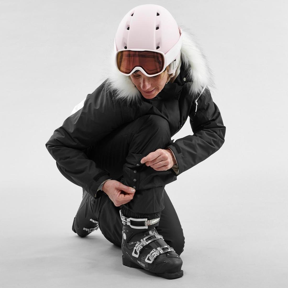 Women's Ski Trousers - White, black, , large image number 6