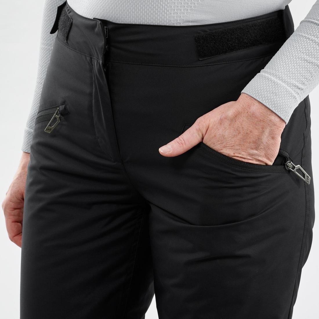 Women's Ski Trousers - White, black, , large image number 10
