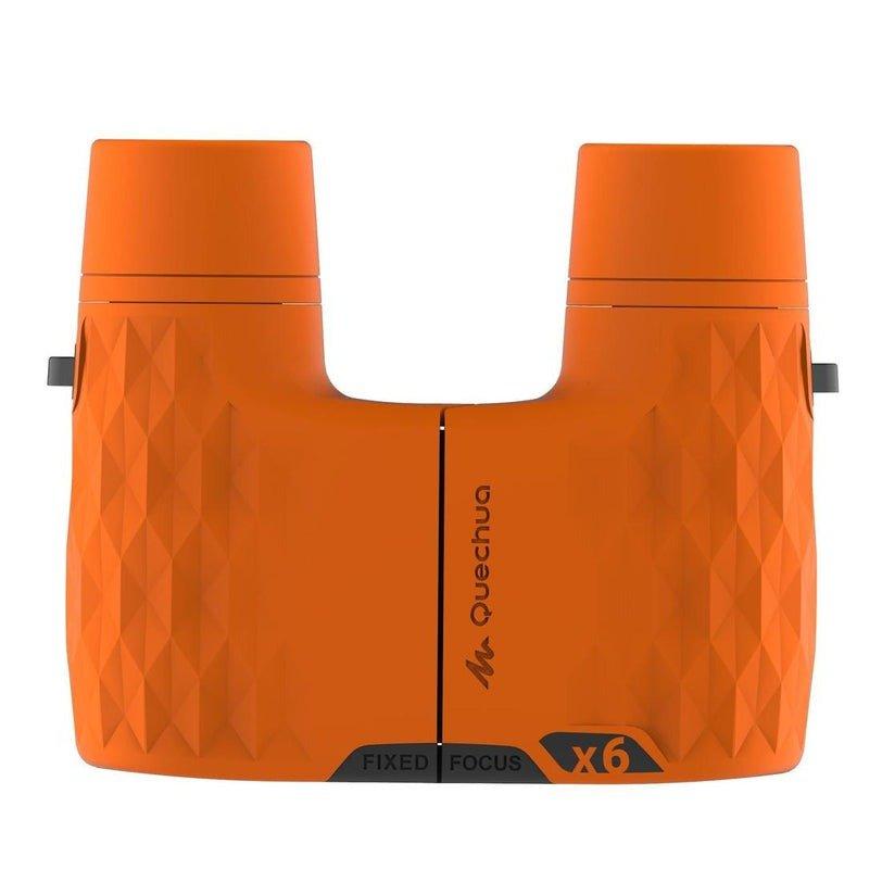 Kids Outdoor Binoculars X6 Magnification, Orange, No Color, large image number 3