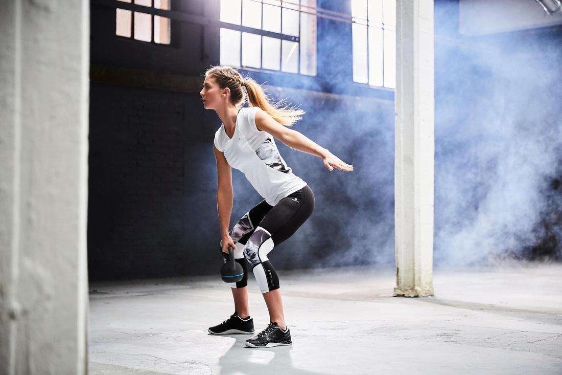 Gym Kettlebell 6 Kg, Black, No Color, large image number 5