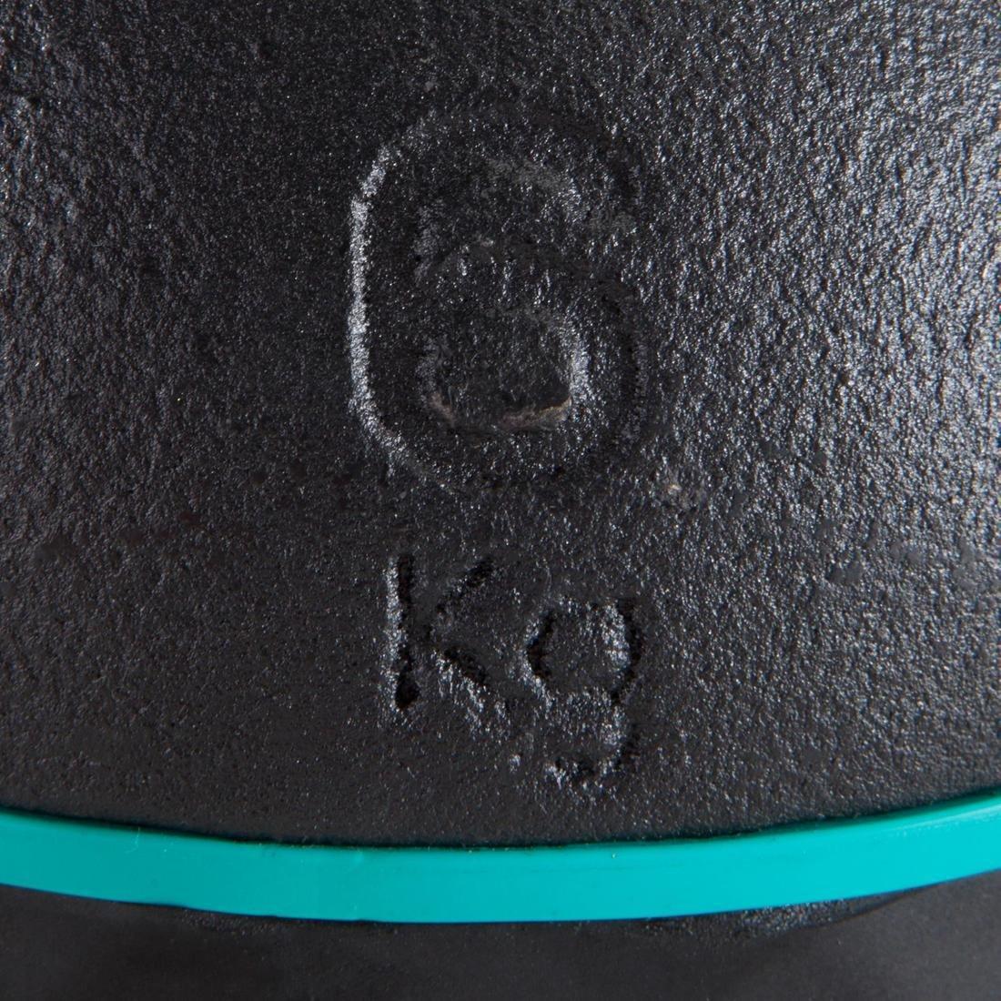 Gym Kettlebell 6 Kg, Black, No Color, large image number 6