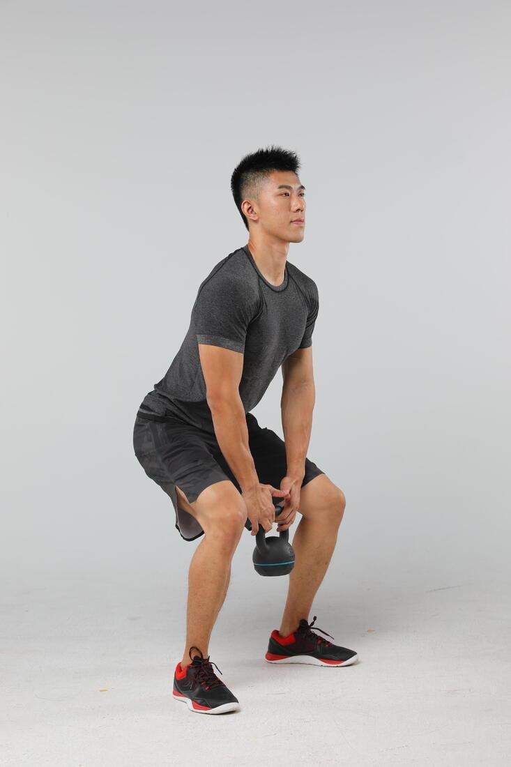 Gym Kettlebell 6 Kg, Black, No Color, large image number 9