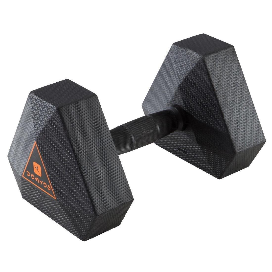 CORENGTH - Gym Hex Dumbbell 15 Kg, Black