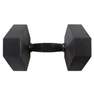CORENGTH - Gym Hex Dumbbell 15 Kg, Black