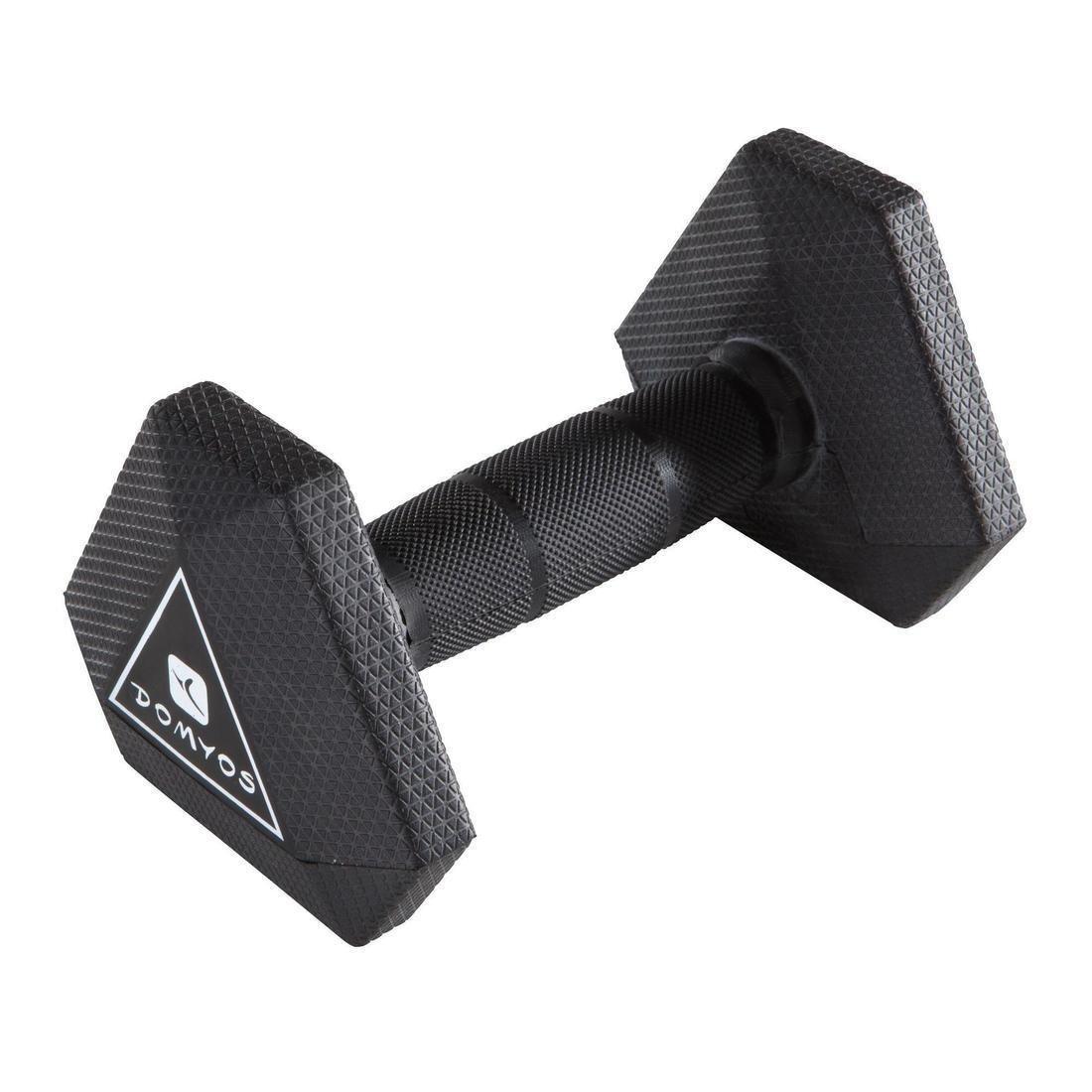 Gym Hex Dumbbell 2.5, Black, No Color, large image number 1