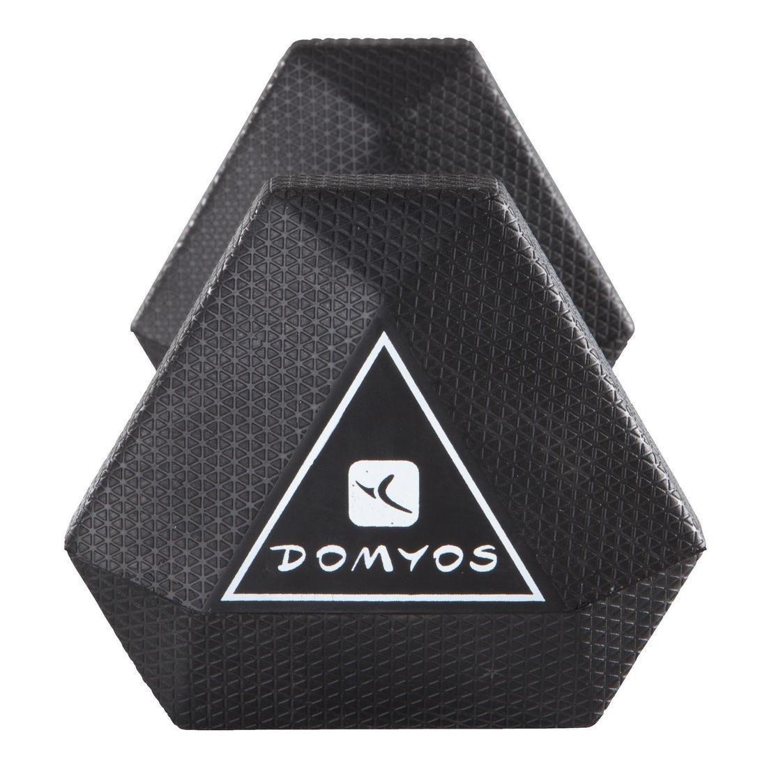 Gym Hex Dumbbell 2.5, Black, No Color, large image number 3