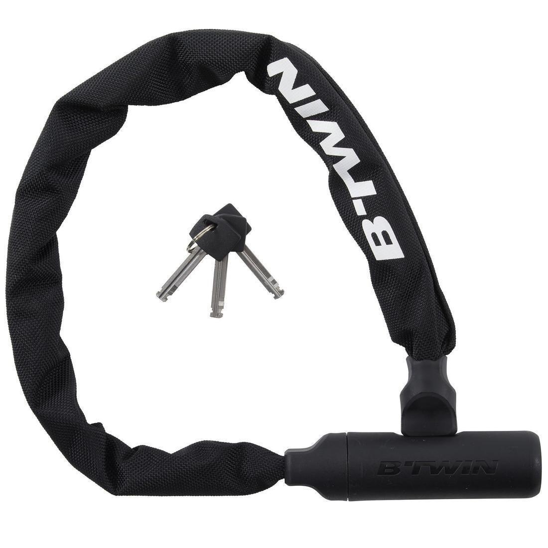 Bike Chain Lock 500, Black, No Color, large image number 0