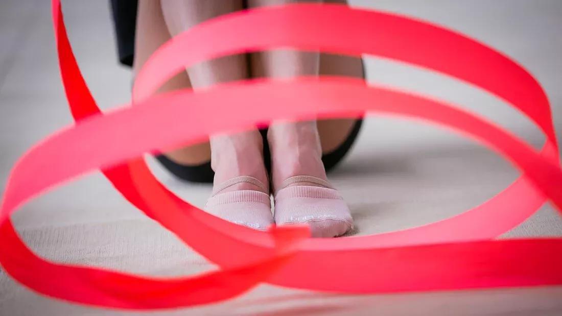 Rhythmic Gymnastics (Rg) Ribbon, Pink, No Color, large image number 8