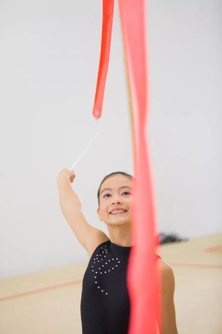 Rhythmic Gymnastics (Rg) Ribbon, Pink, No Color, large image number 9