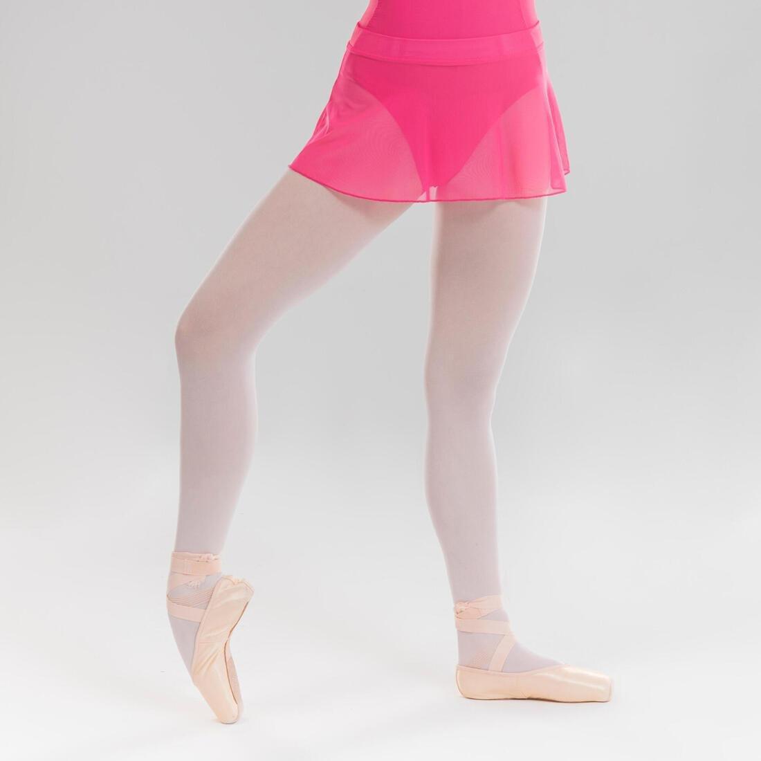 Girls Voile Ballet Skirt, Pink, , large image number 1