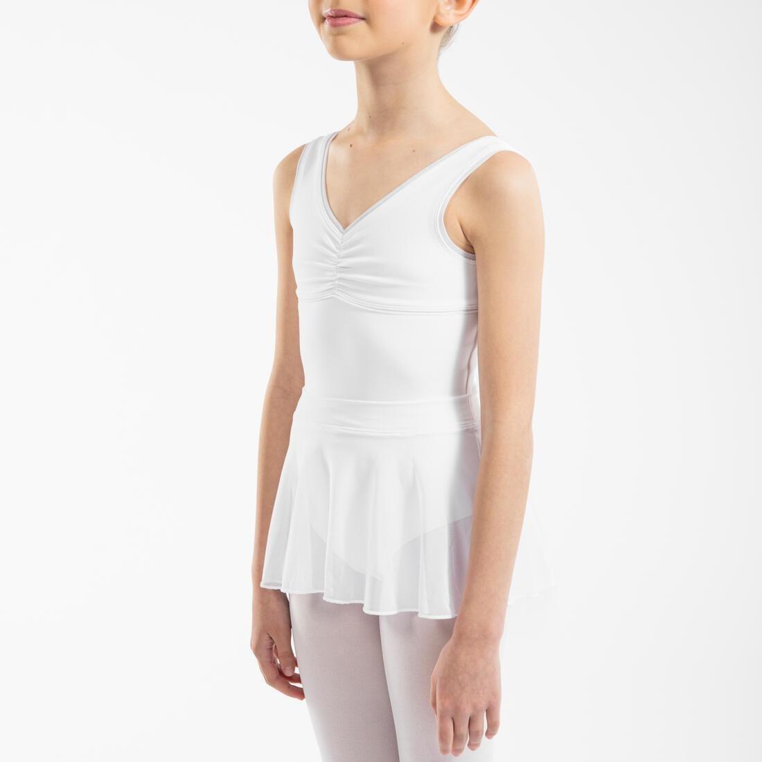 Girls Voile Ballet Skirt, Pink, , large image number 4