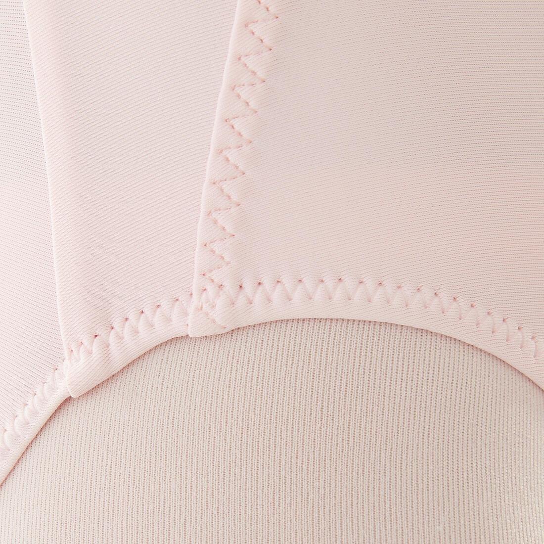 Girls' Mixed Media Ballet Leotard, Candyfloss, 5401_000, large image number 5