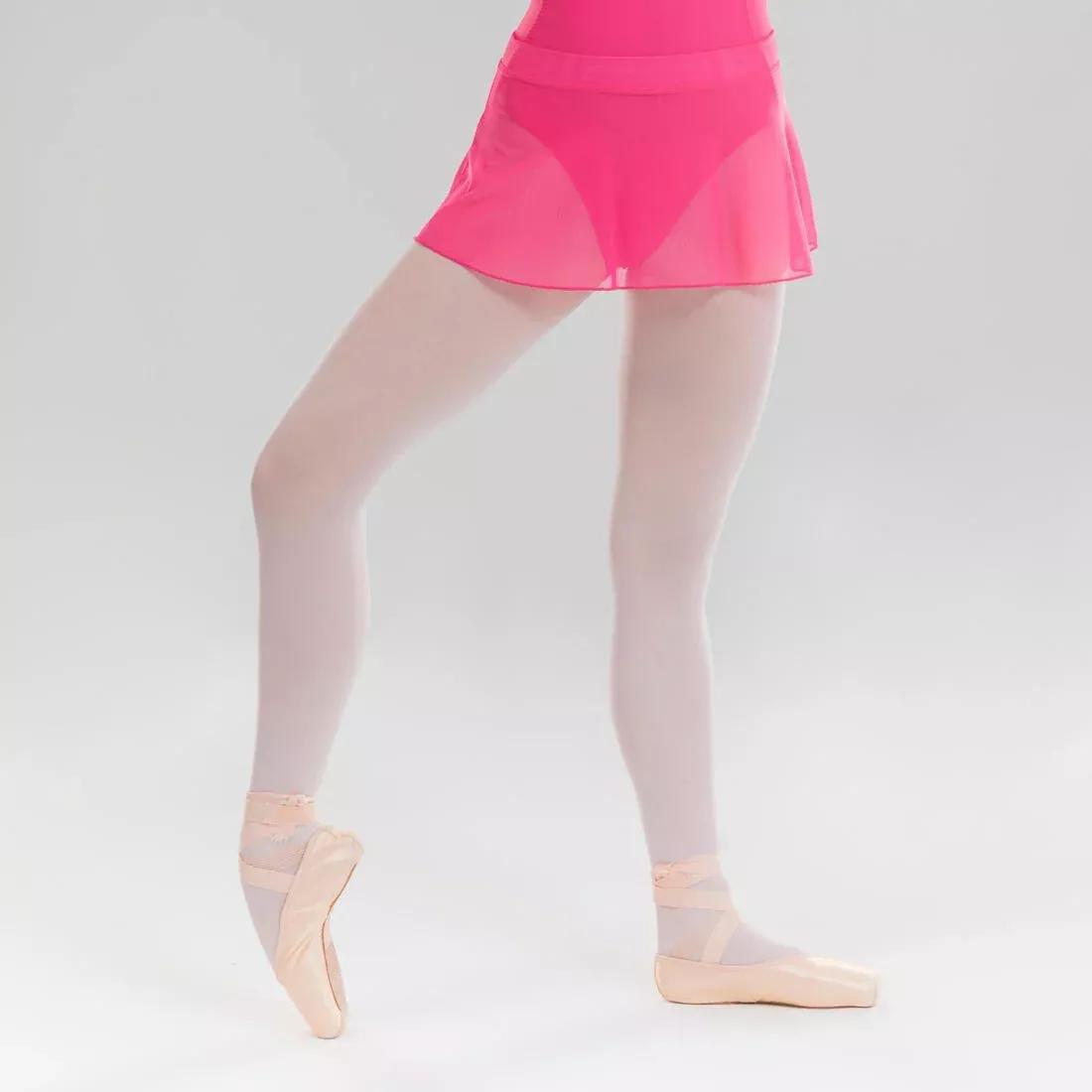 Girls' Voile Ballet Skirt, Black, No Color, large image number 2