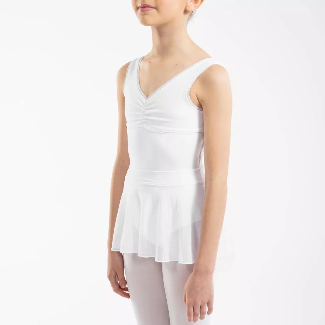 Kids Girls Voile Ballet Skirt, Black, No Color, large image number 8