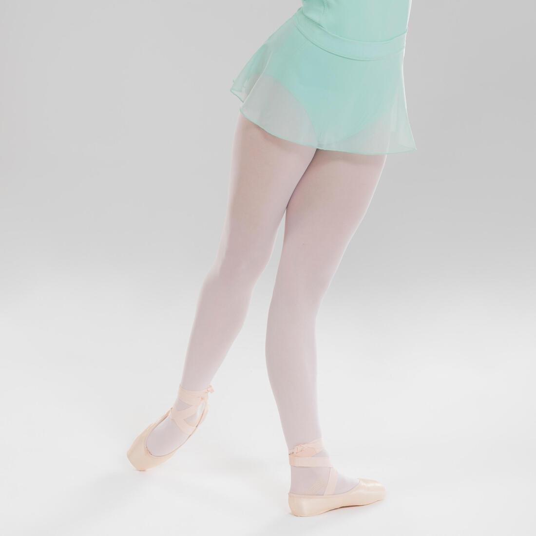 Kids Girls Voile Ballet Skirt, Green, , medium
